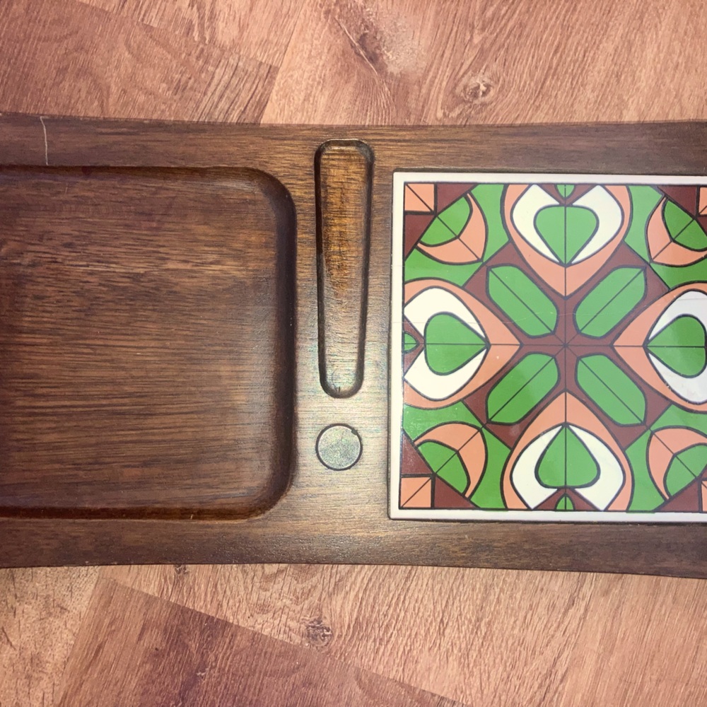 Vintage mid century modern serving platter